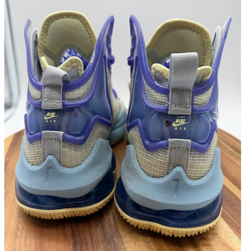 Nike Size 4Y LeBron 19 Aura 'Easter' Mid Basketball Sneakers Shoes ‎ 0476